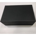 Кожаная упаковочная коробка из черного чая ручной работы для подарка